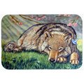 Skilledpower Wolf And Hummingbird Mouse Pad; Hot Pad & Trivet SK253102